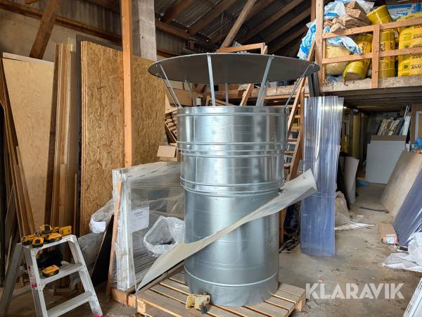 Dampskorsten 30 grader