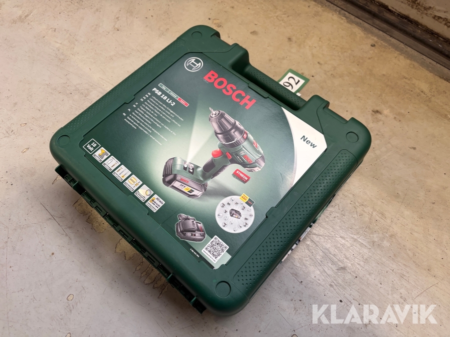 Boremaskine Bosch PSB 18 LI-2 med lader