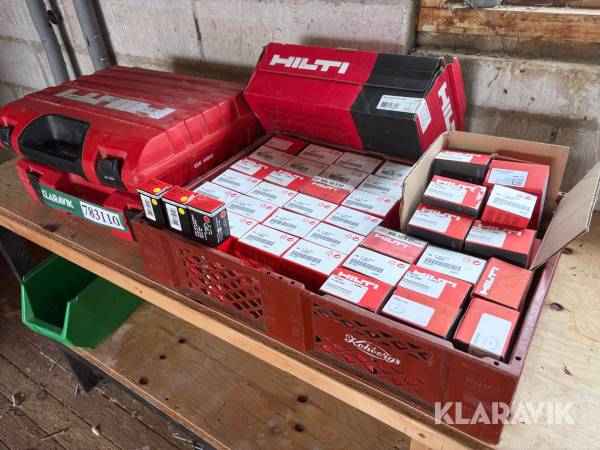 Boltpistoler Hilti DX 460 med MX 72 magasin, kufferter og befæstigelse 2 styk
