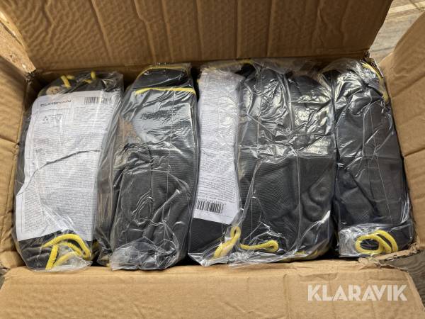 Arbejdshandsker sort 2 kasse (480 par)