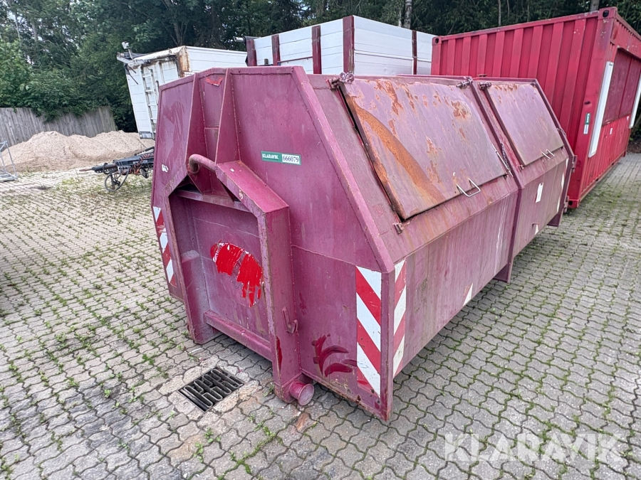 Affaldscontainer til kroghejs