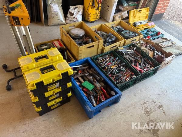 Håndværktøj - stort blandet lot