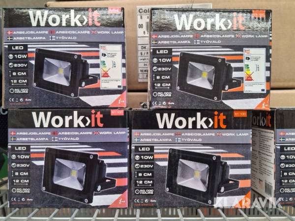 Arbejdslampe Work it - 10 W, 48 styk
