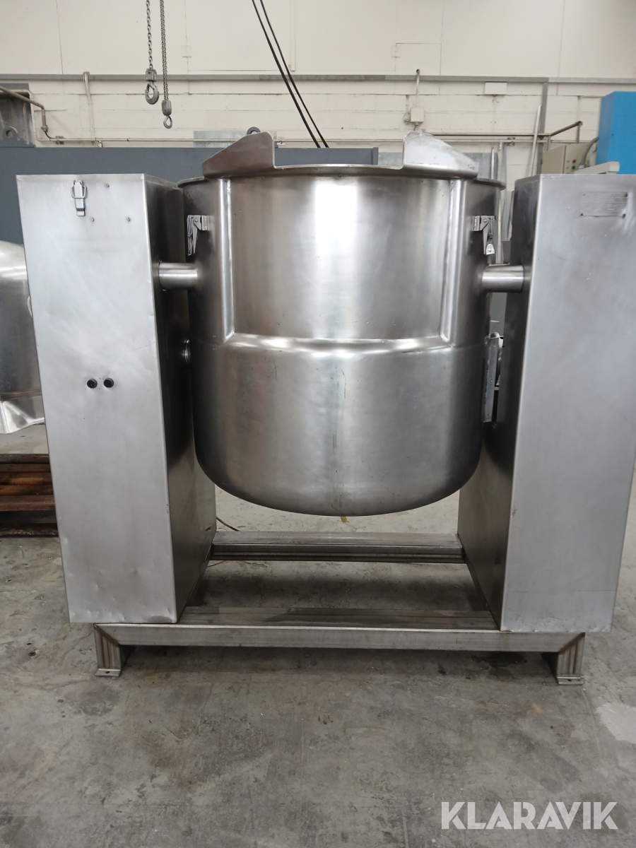 Kogekar med omrører ALA 115 liter med omrøring