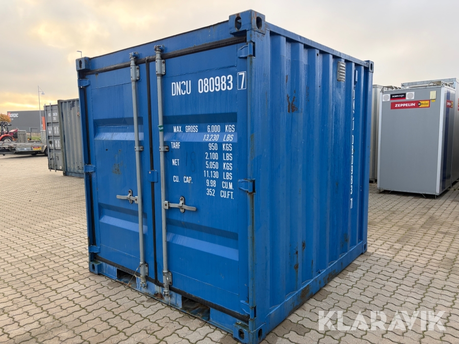 8” container