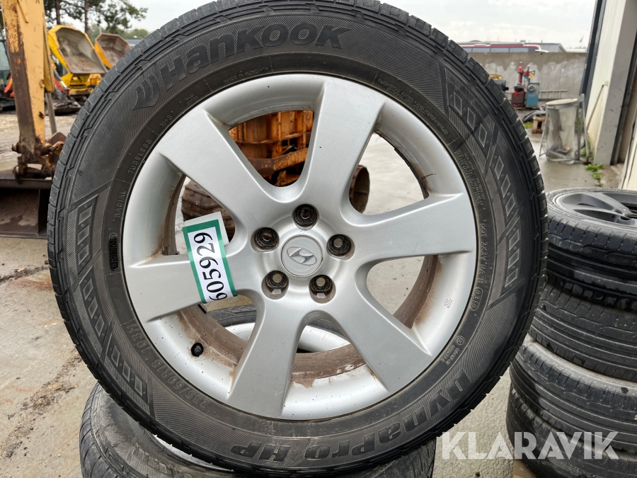 Hjul Hyundai / Hankook 235/60-18” 4 stk