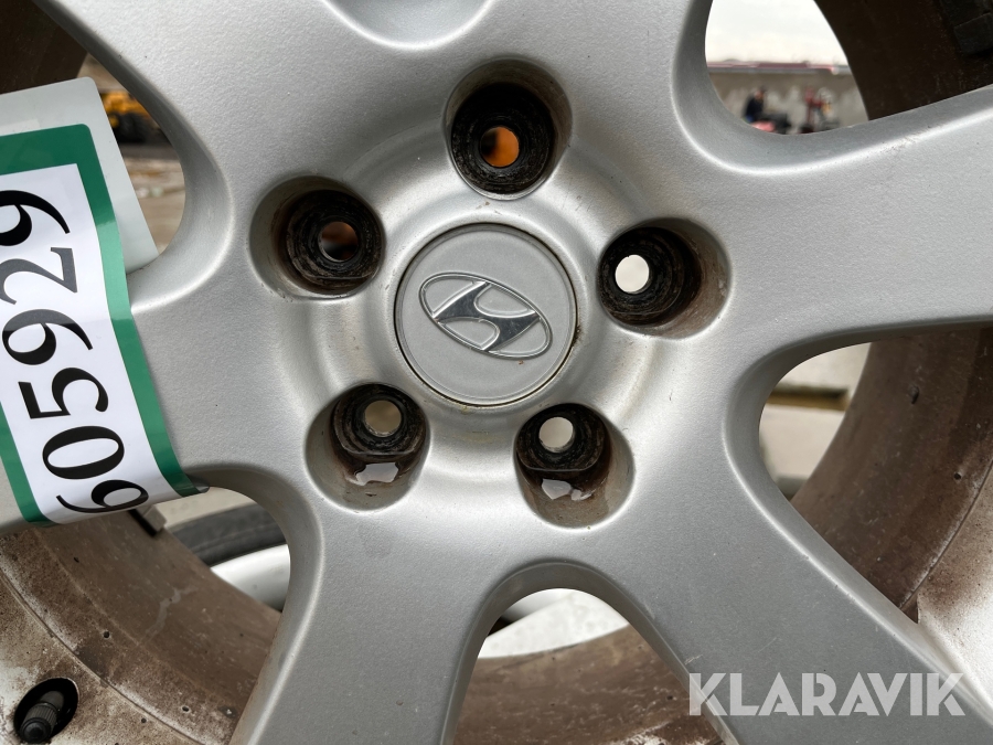 Hjul Hyundai / Hankook 235/60-18” 4 stk