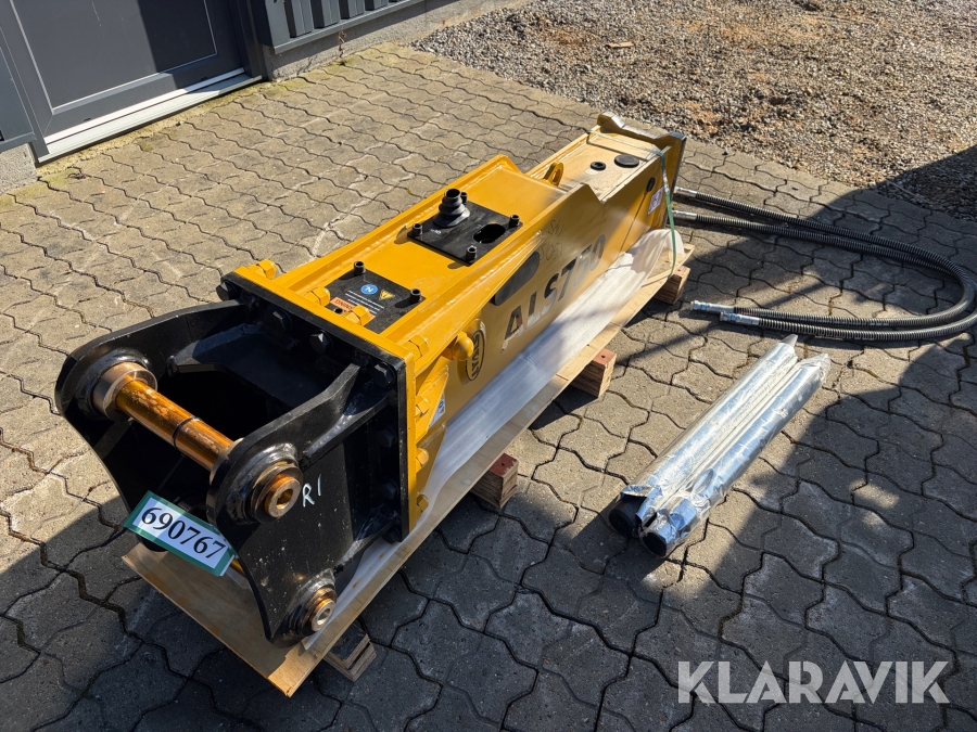 Hydraulisk hammer Lyals ALS750 til 5 tons gravemaskine