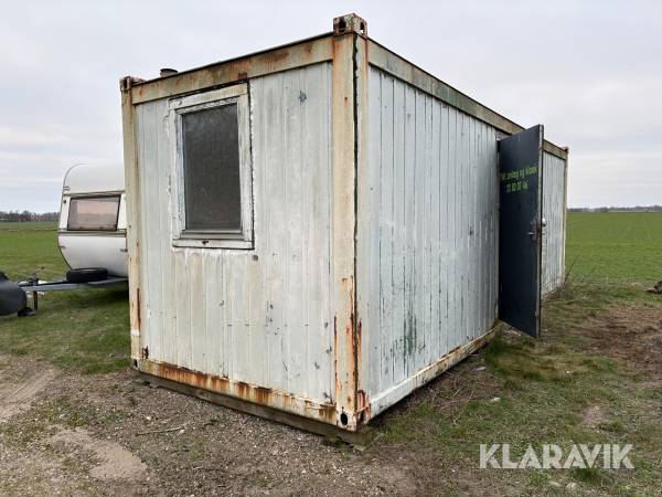 Container indrettet til kontor 20 fods