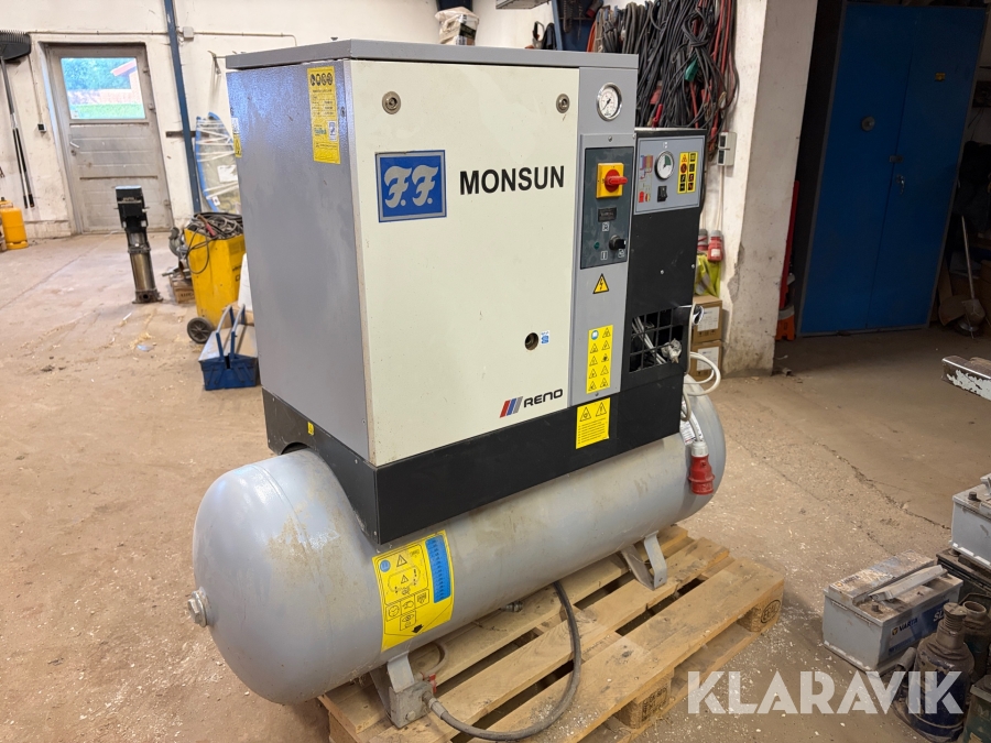 Kompressorer Ff monsun D270 med køletørre.