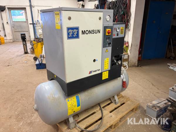 Kompressorer Ff monsun D270 med køletørre.