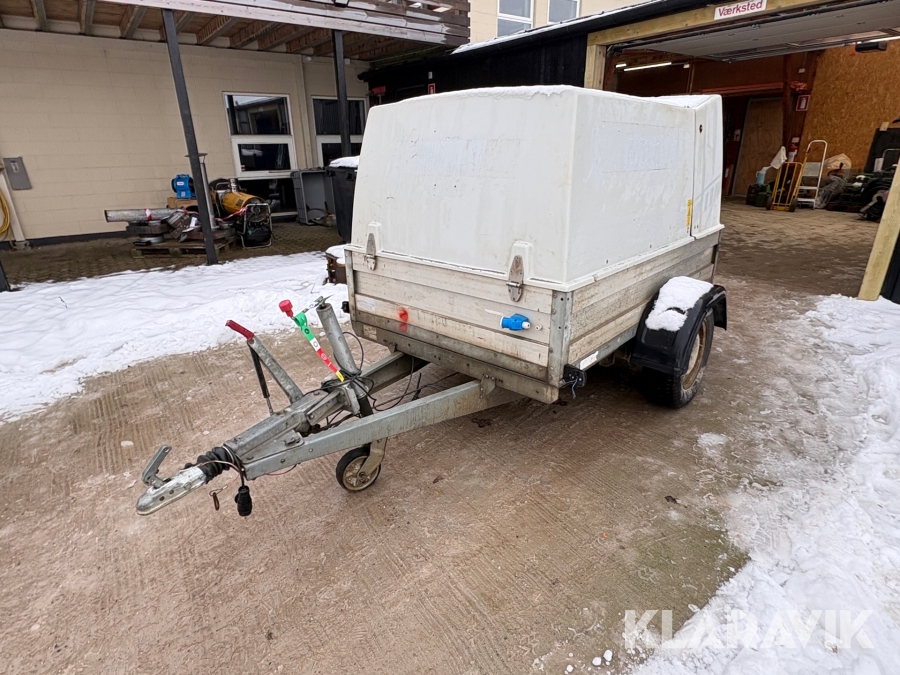 Trailer med højtryksrenser Brenderup