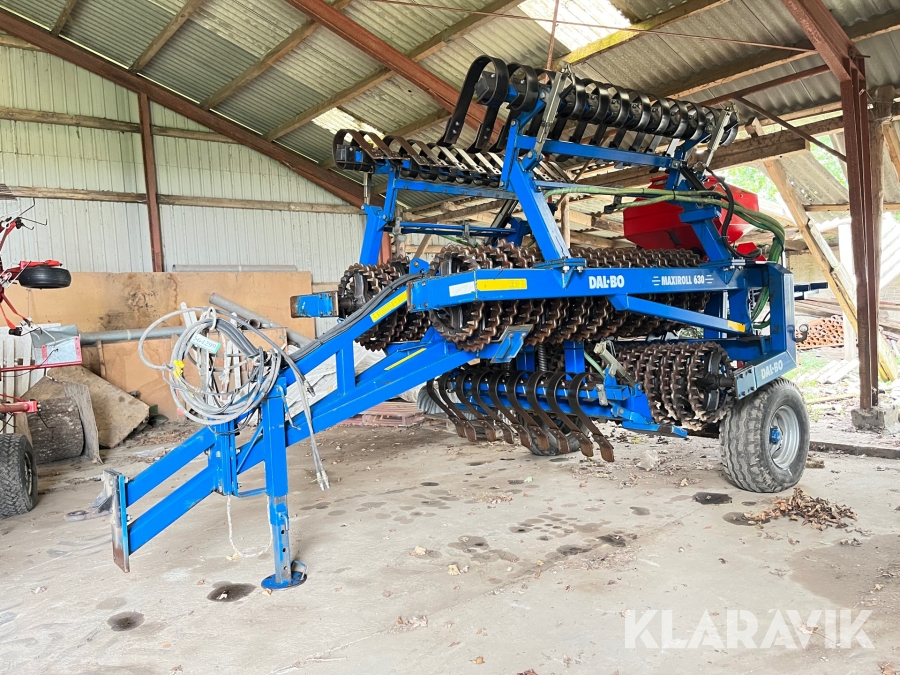 Crosskling tromle, lamelplanke og frøudstyr Dalbo Maxiroll 630