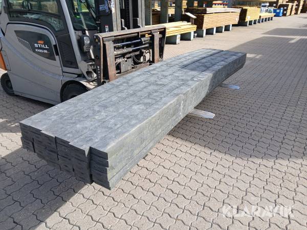 Retextil planker sort fremstillet af genbrugs materiale