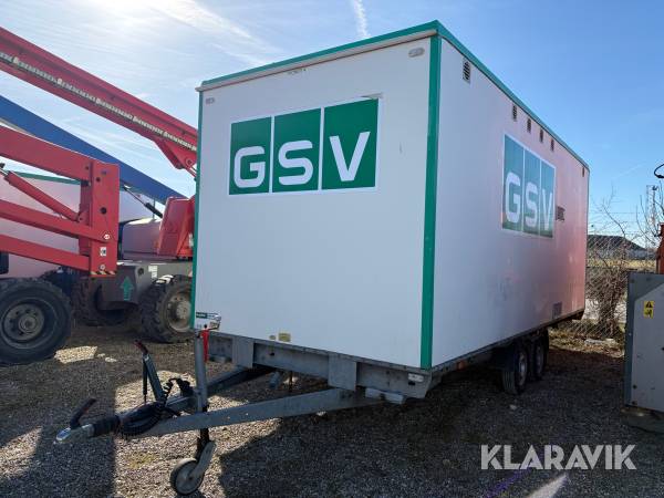 Pionervogn 4 pers. Scanvogn 2000kg