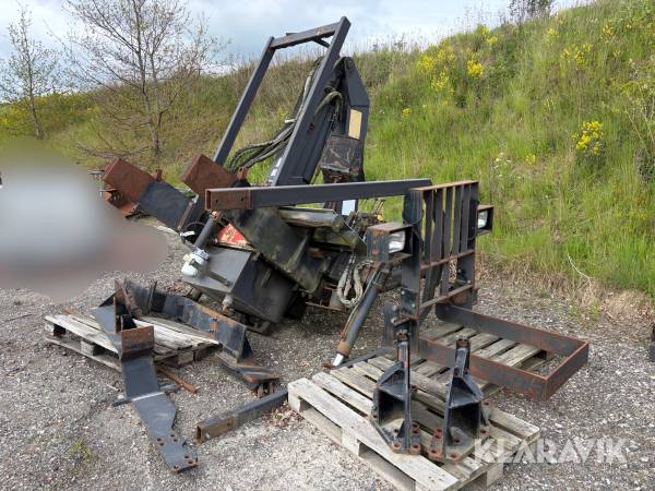 Kran HMF / jake - 3200kg - med beslag til Valtra 8450