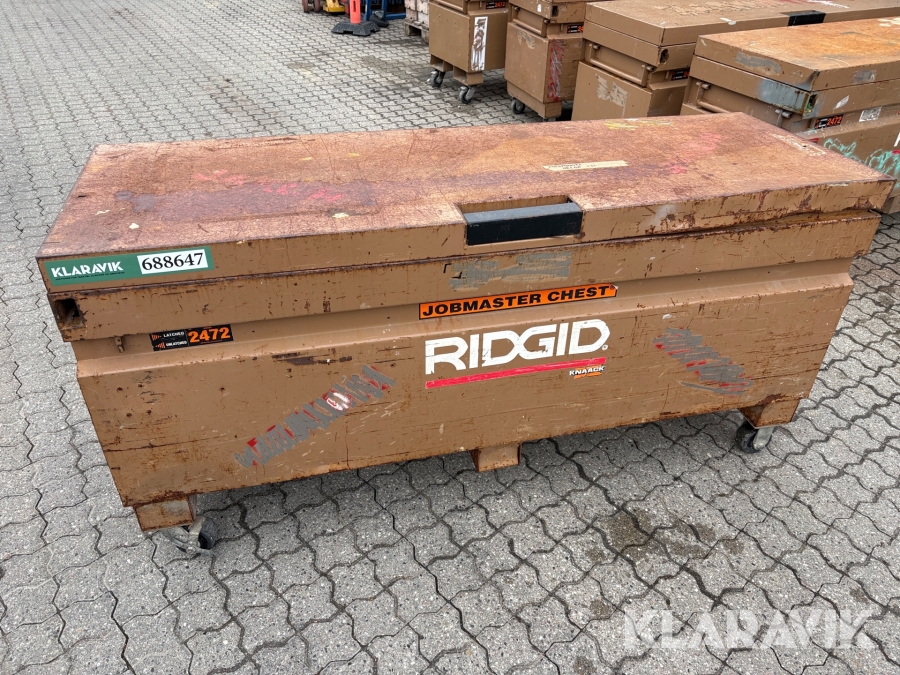 Værktøjs kasse 184x62x108cm RIDGID Jobmaster chest 2472
