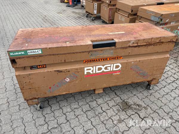 Værktøjs kasse 184x62x108cm RIDGID Jobmaster chest 2472