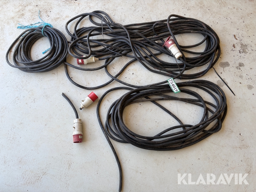 Kraftkabler - 35A - 1 komplet