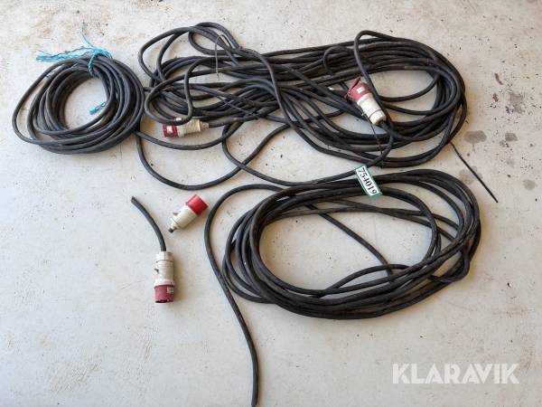 Kraftkabler - 35A - 1 komplet
