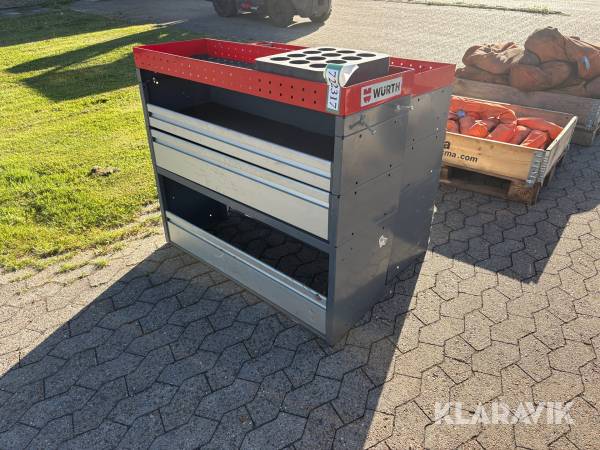Reolsystem til varebil Würth - 2 enheder