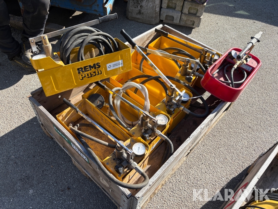 Trykprøvepumper Rems - 1 palle