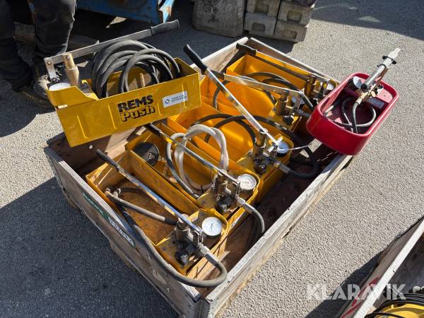 Trykprøvepumper Rems - 1 palle