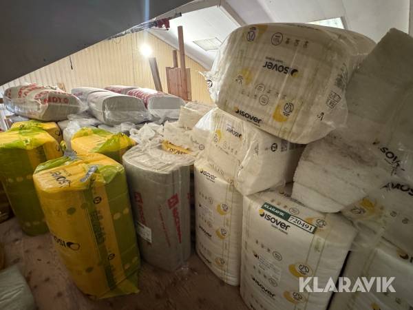 Isolering Stort blandet parti - Cirka 70 styks.