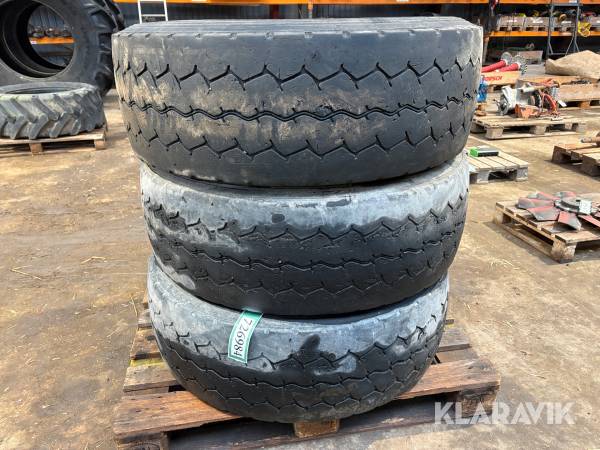 Dæk uden fælg - 3 styks