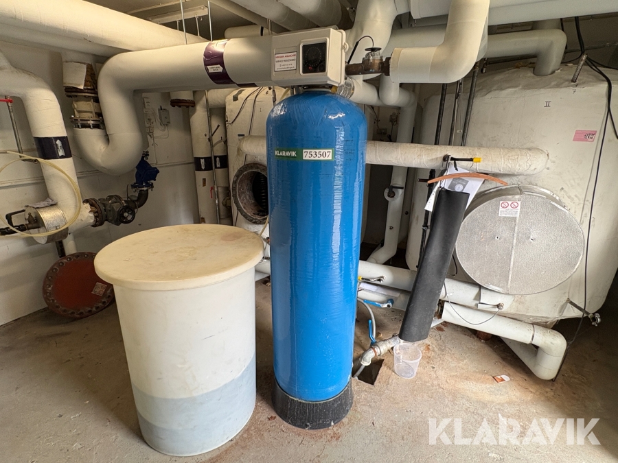 Blødgøringsanlæg Pentair/Pollet Water Group med tank og trykbeholder