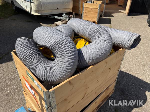 Assorterede slanger til varmekanon