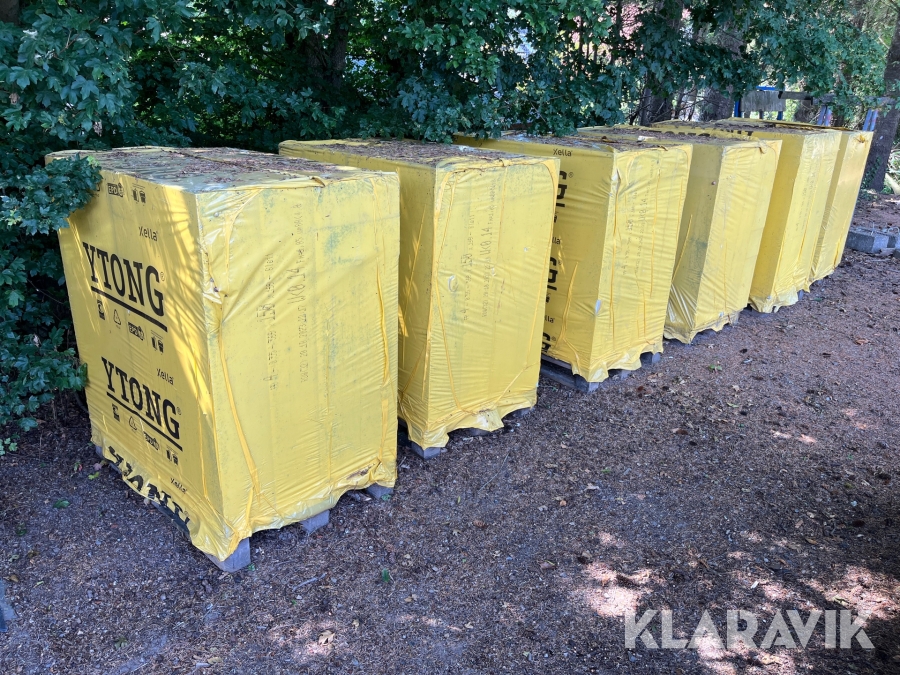 Porebeton plader Ytong 150 x 200 x 600 290 styk