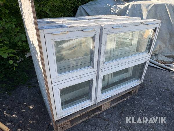 Vinduer blandet lot, 7 stk.