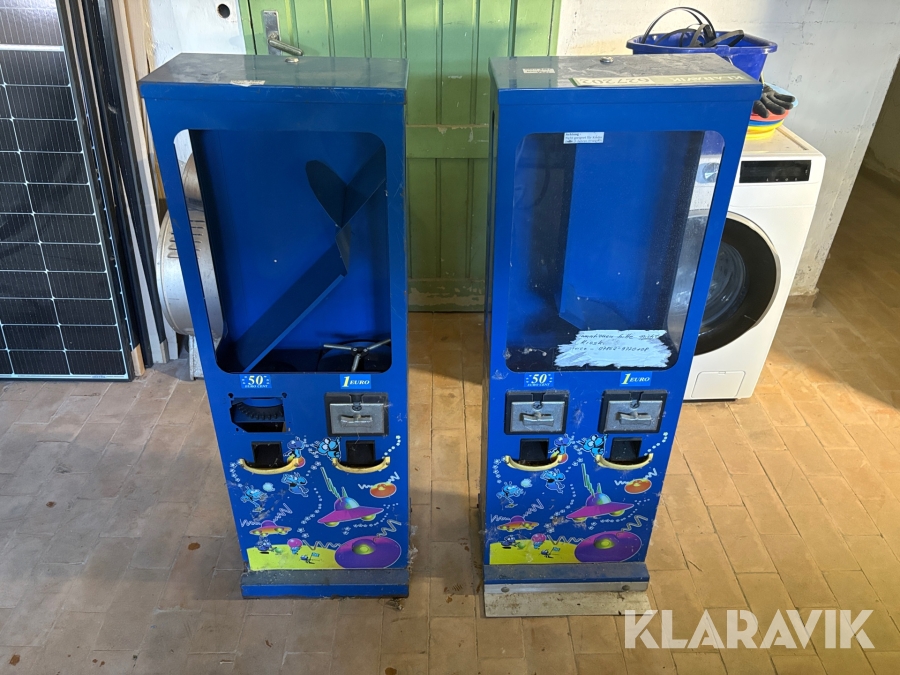 Professionelle slikautomater 6 styk