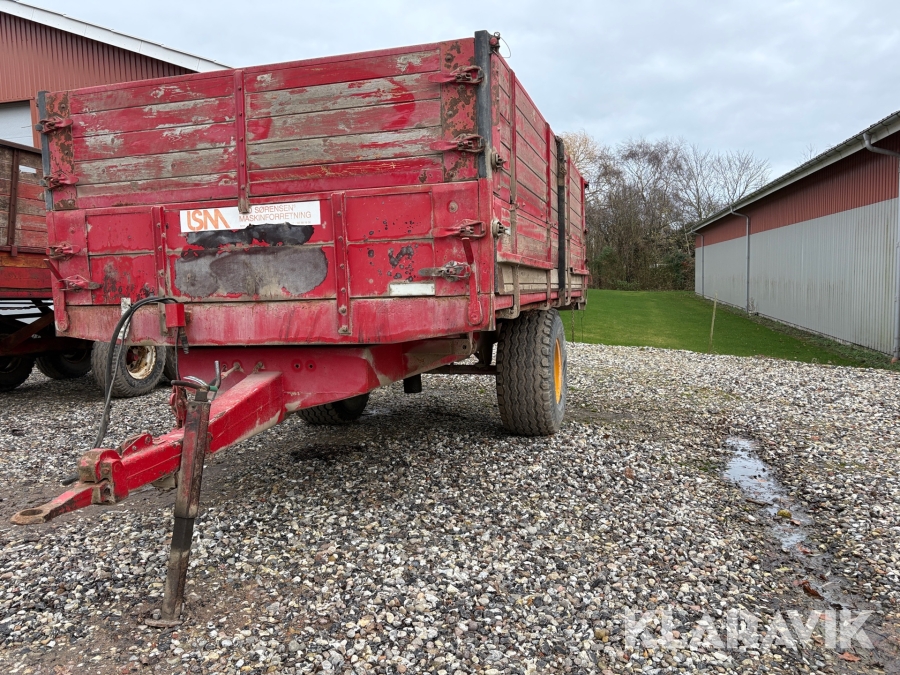 Vogn TIM 6,6 tons med tre vejs tip