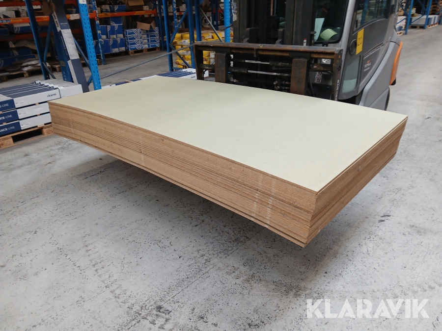 Spånplader 12mm vandfast limet 66 m2