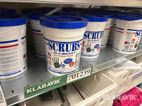 Vaskeklude Scrubs - 14 bøtter á 72 styks