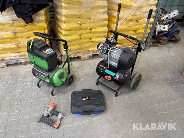 Kompressorer og sømpistoler Tjep/Paslode - 4 dele