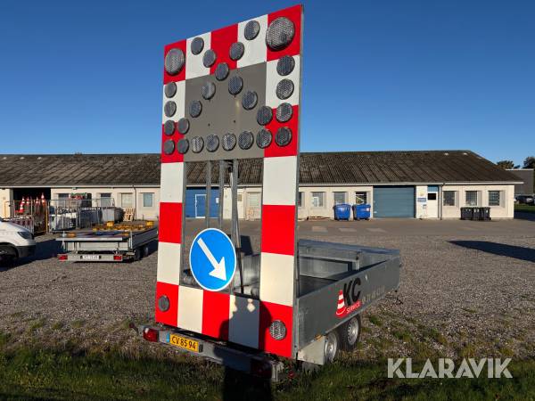 Skiltevogn Tiki CP350-DRB/Traffic