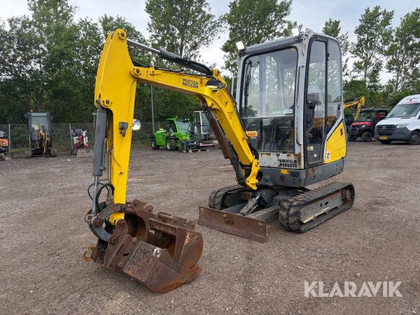 Gravemaskine Wacker Neuson ET18 med skovlpakke