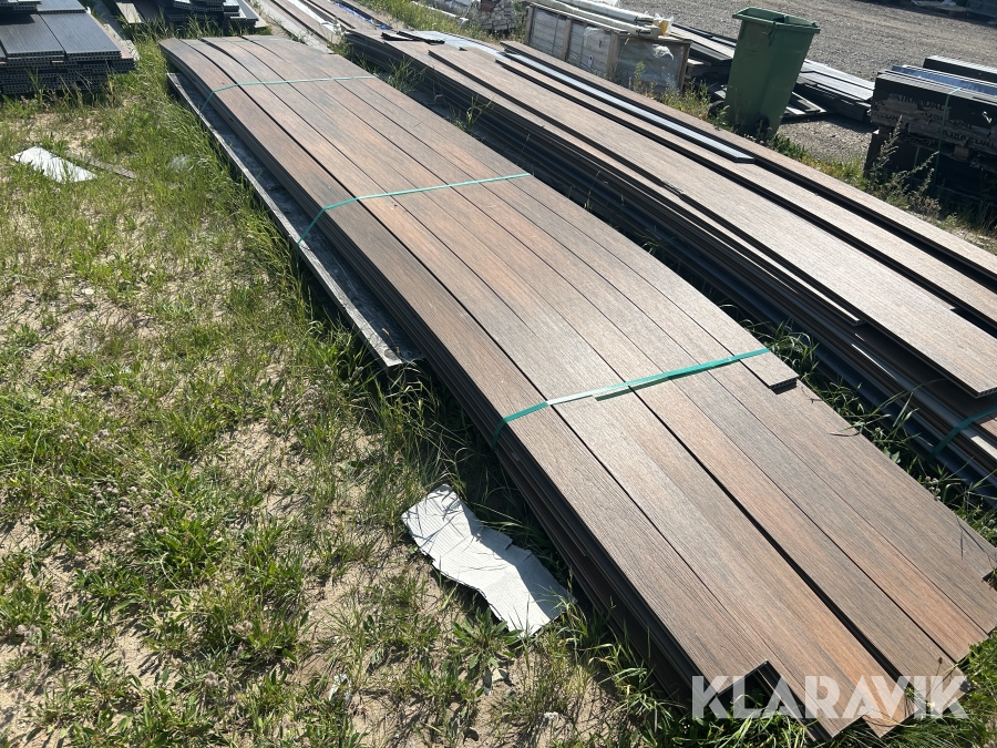 Komposit terrassebræt Kirkedal brun/lys brun, 35 Styk