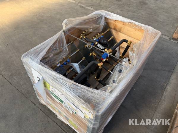 Gulvvarmeunit Wavin BCVS TPI 5KV + 3VV + 5GV Grundfos cirkulationspumpe 2 styk
