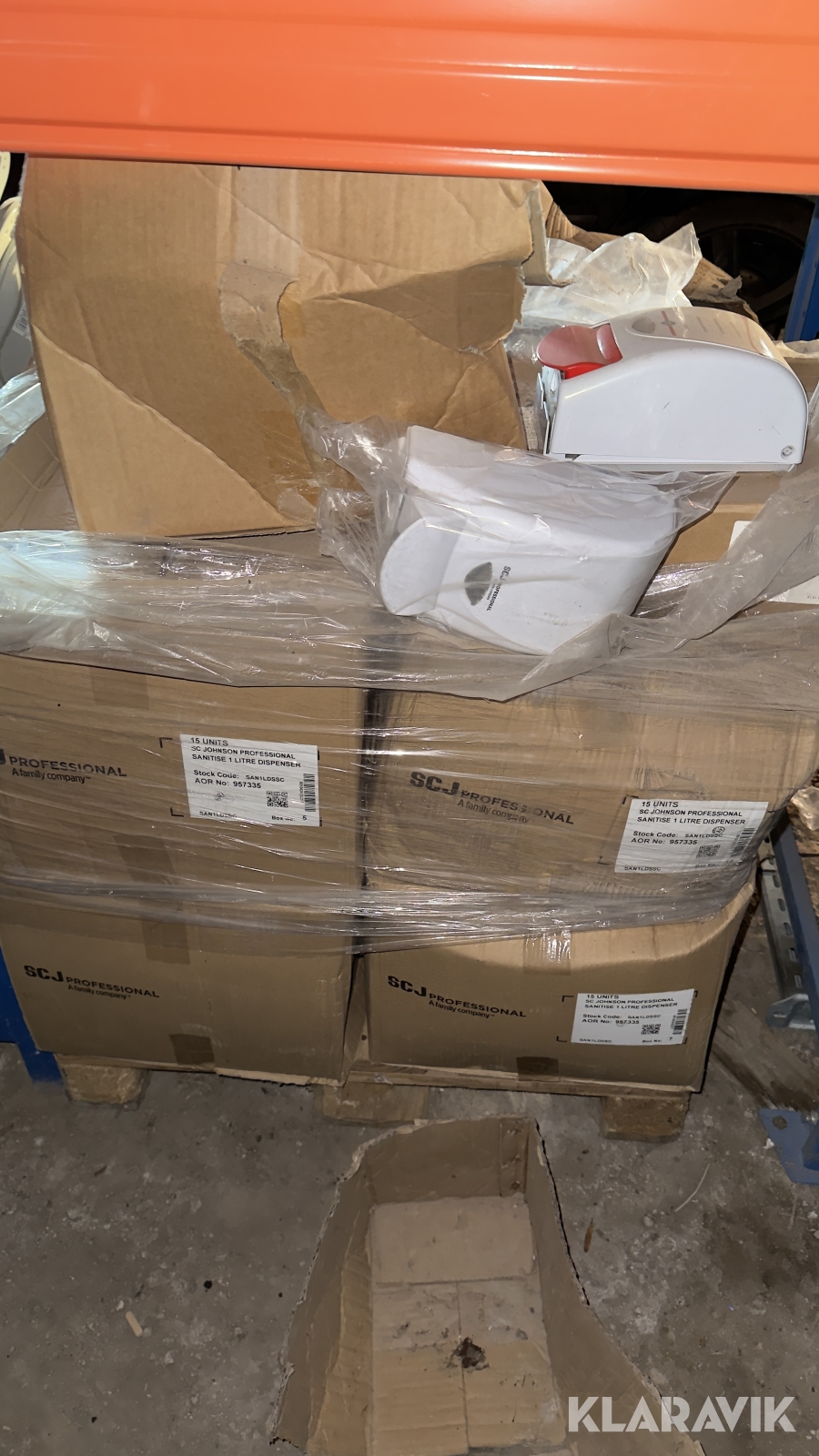 Dispenser SC Johnson SAN1LDSSC til hånddesinfektion 15 styk