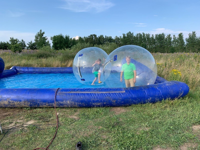 Waterballs med Bassin
