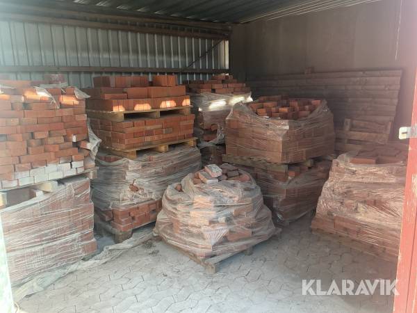 Belægningssten Røde Gørding mere end 2000 hele sten og diverse tilskårne