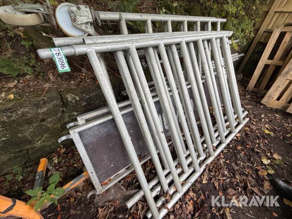 Rullestillads JUMBO aluminium med 2 meter rammer