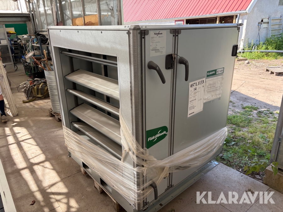 Ventilationsaggregater / luftbehandlingsaggregater Fläktwoods 16styk