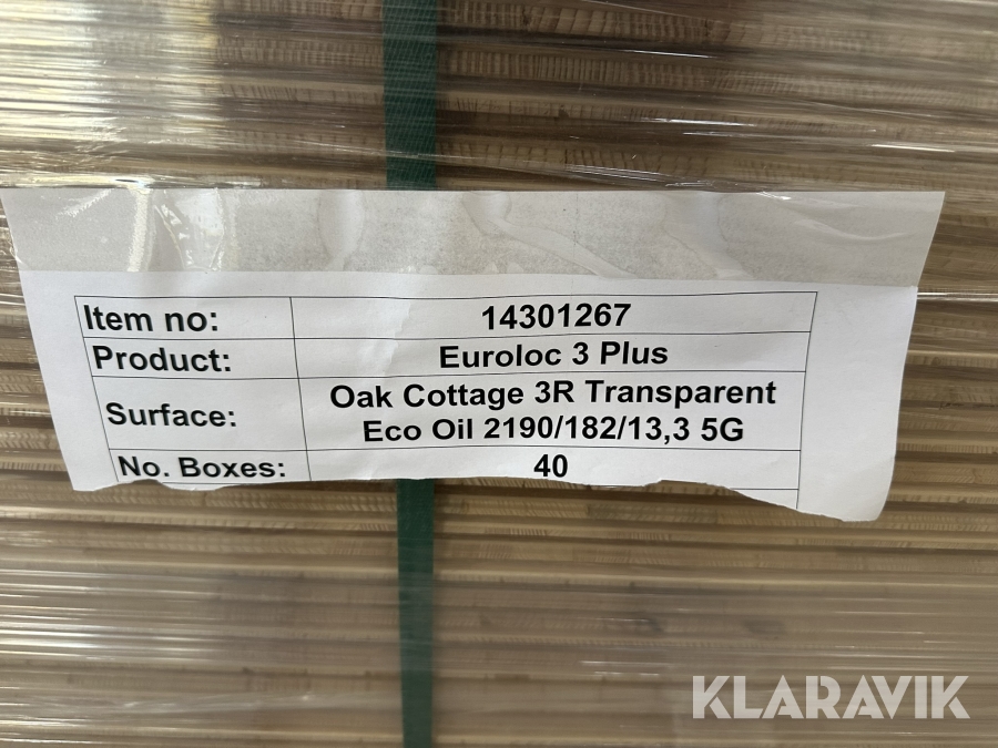 Parket Moland Loc+ Living eg voksolie 144 m2