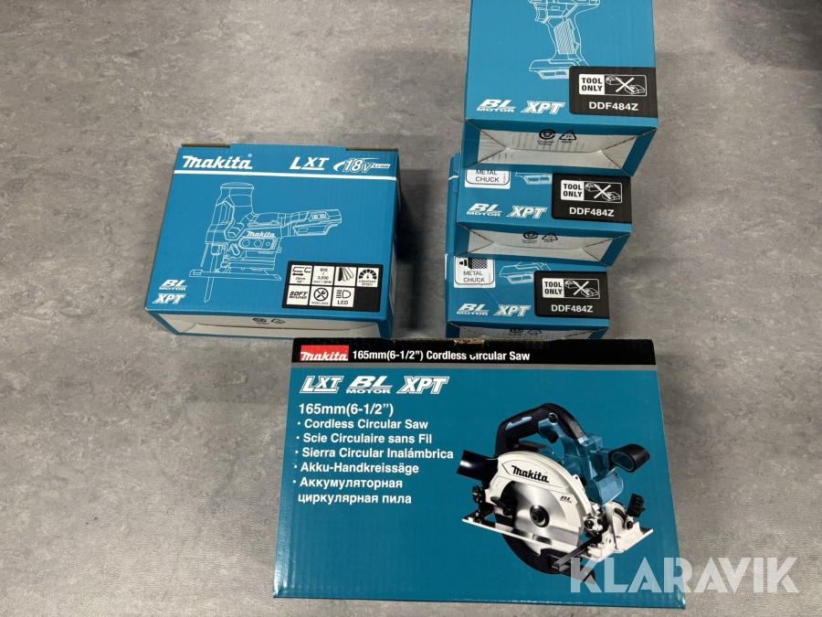Parti Makita 5 akku maskiner