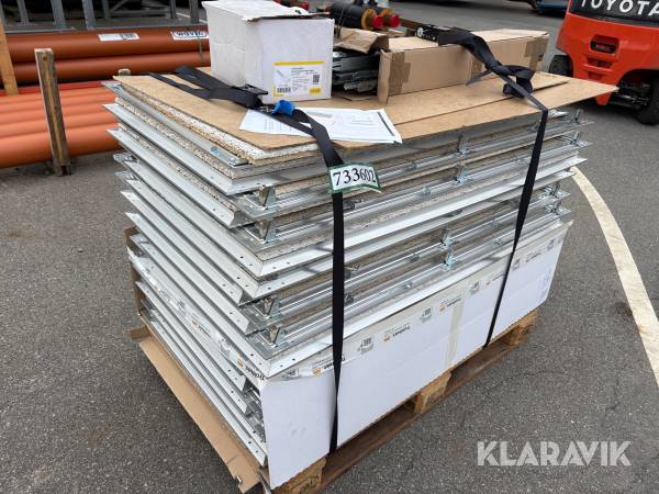 Loftlem / inspektionslem Troldtek Fin - hvid - 25 styks